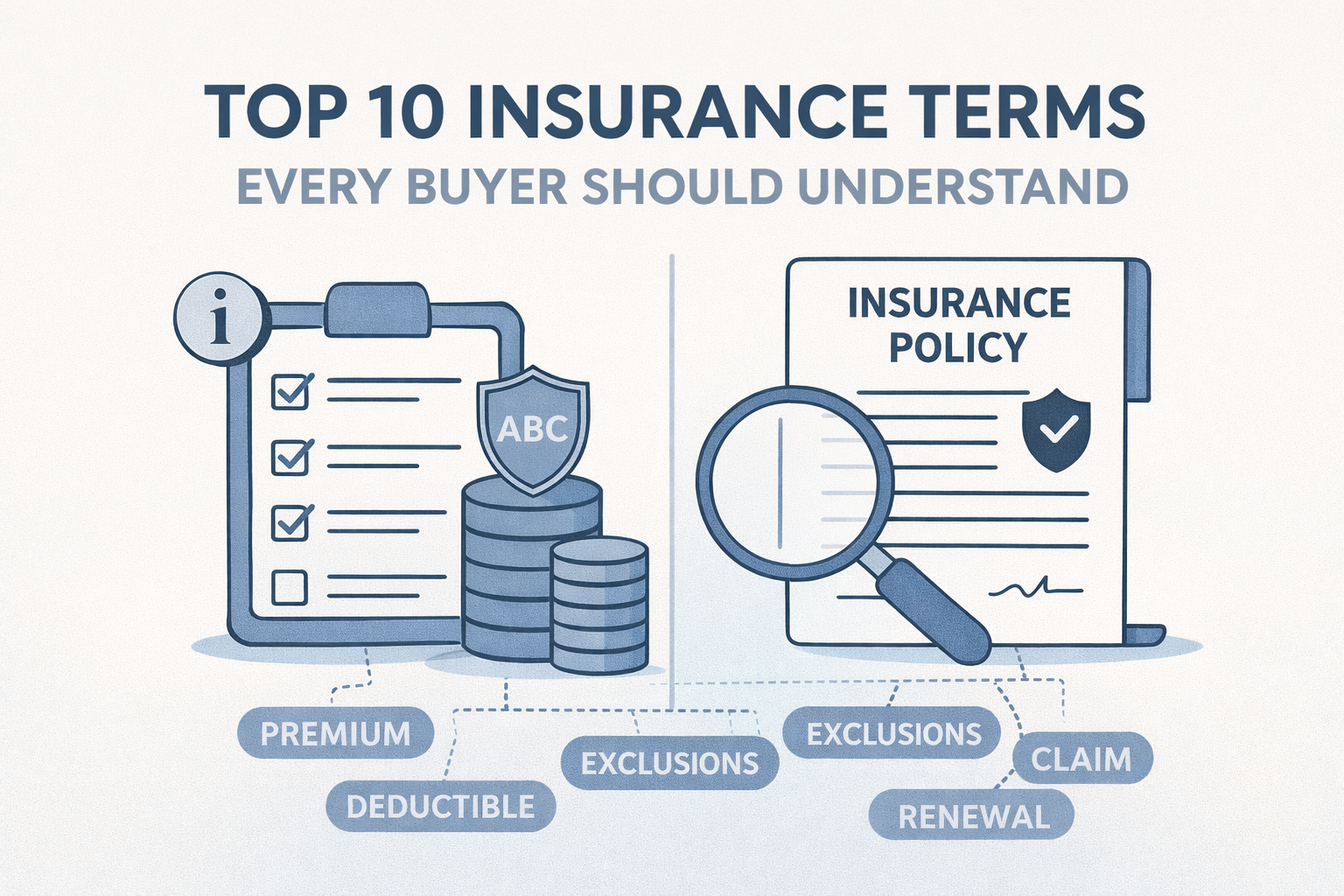 Top 10 Insurance Terms Every Buyer Should Understand